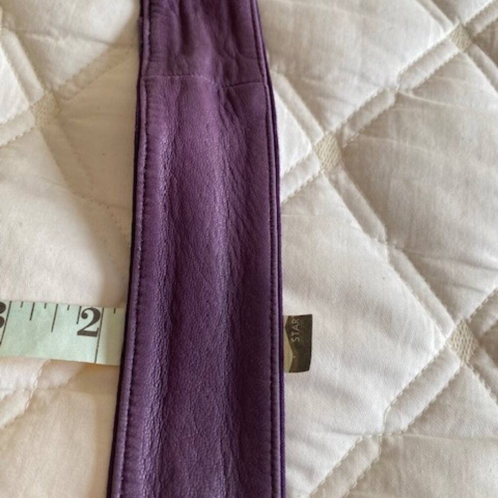 Soft Leather Tie Belt